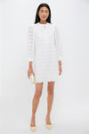 White Eyelet Samantha Dress