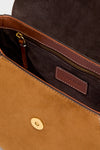 Tan Bella Saddle Bag