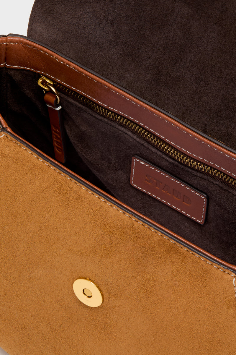 Tan Bella Saddle Bag