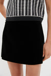 Black Velvet Grace Mini Skort