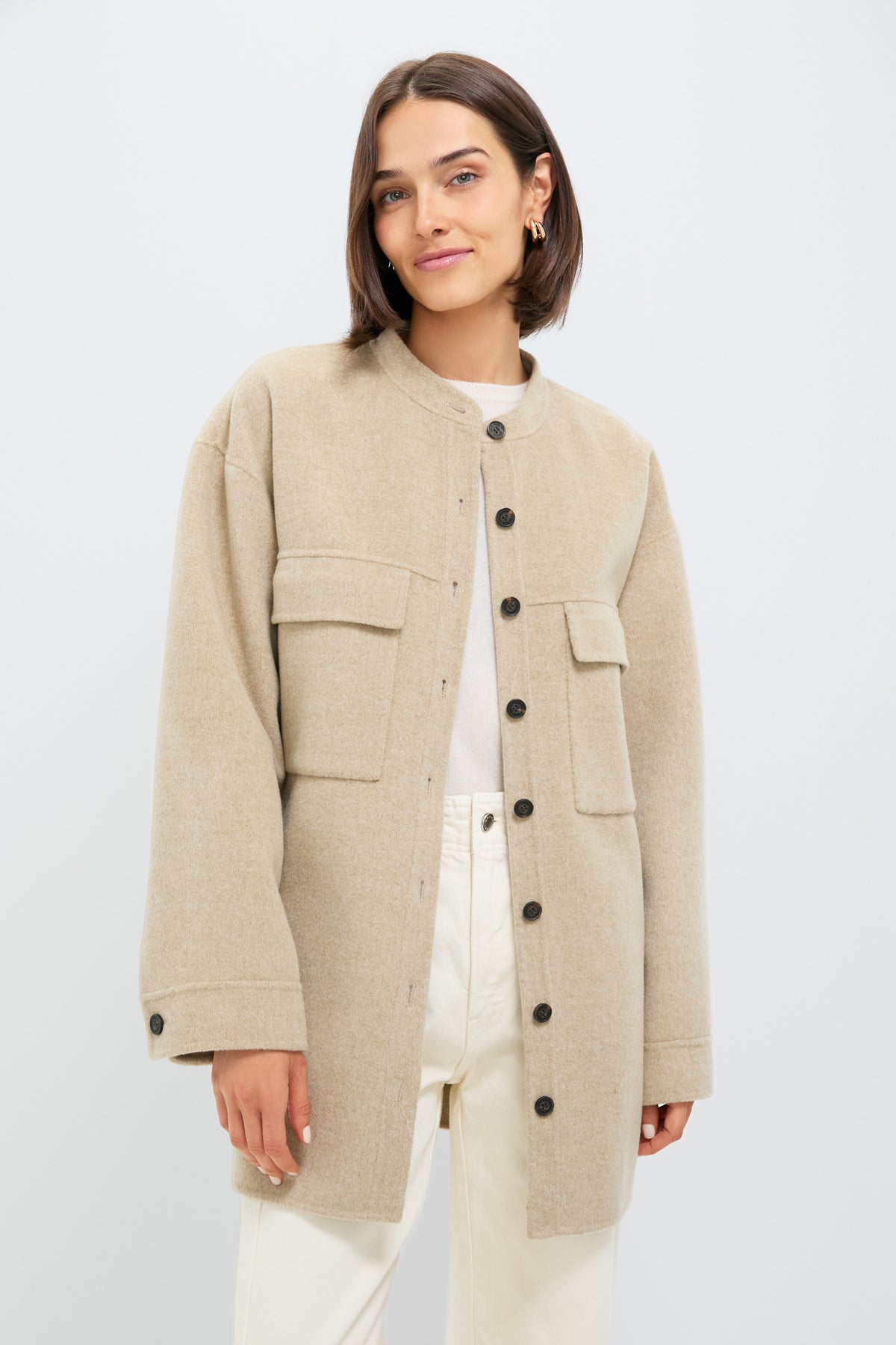 Beige Chine Florian Coat