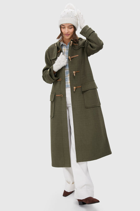 Cream Pom Pom Hat and Mittens Set