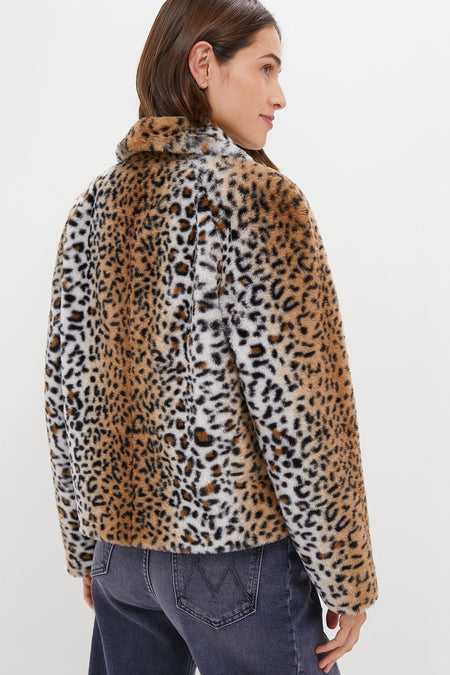 Leopard Fur Adriana Coat