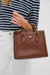 Gucci Brown Diana Bamboo Handle Tote