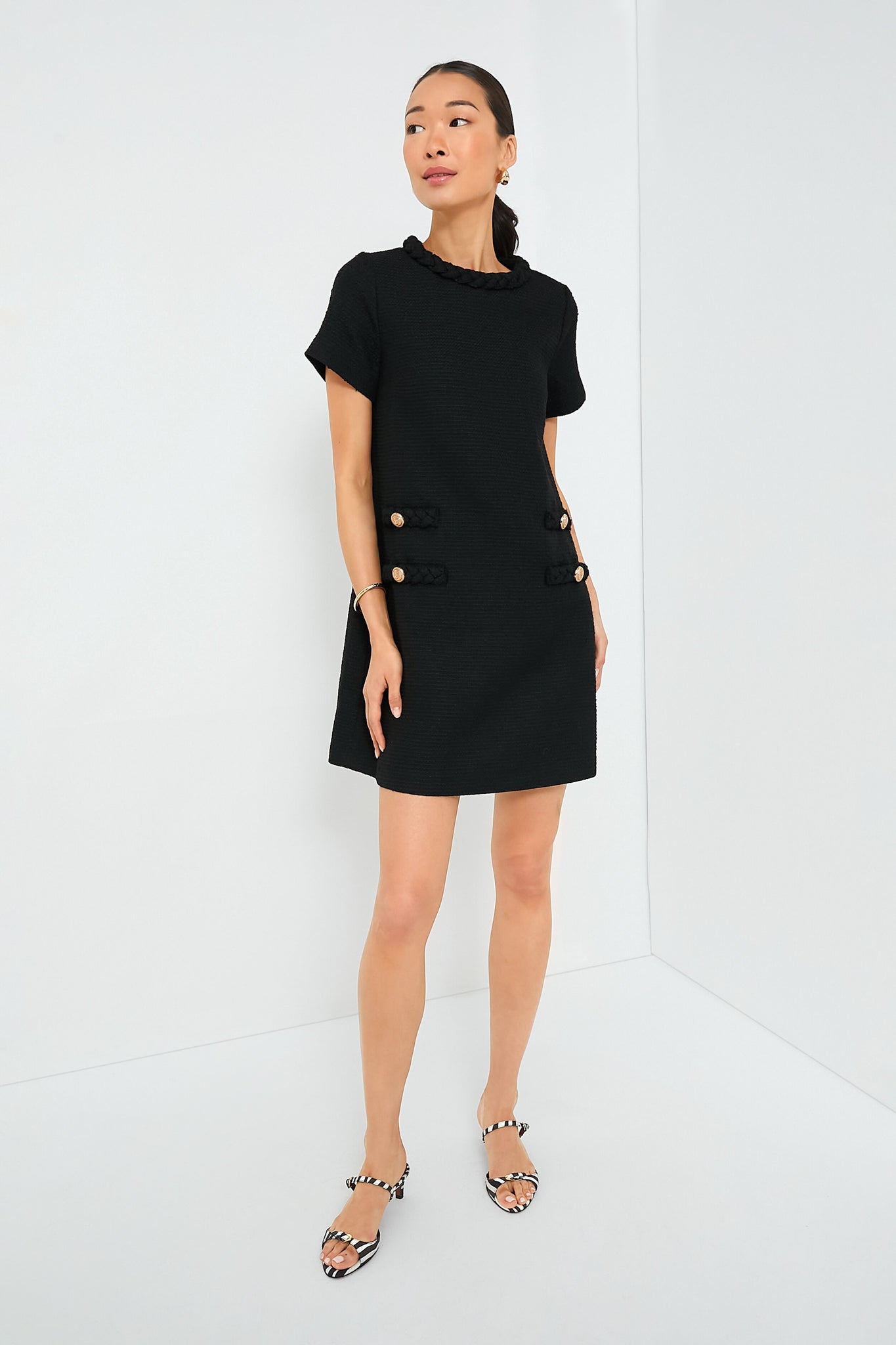 Tuckernuck Black Tweed Jackie Dress Black / XXS Tuckernuck Black Tweed Jackie Dress Black / XXS
