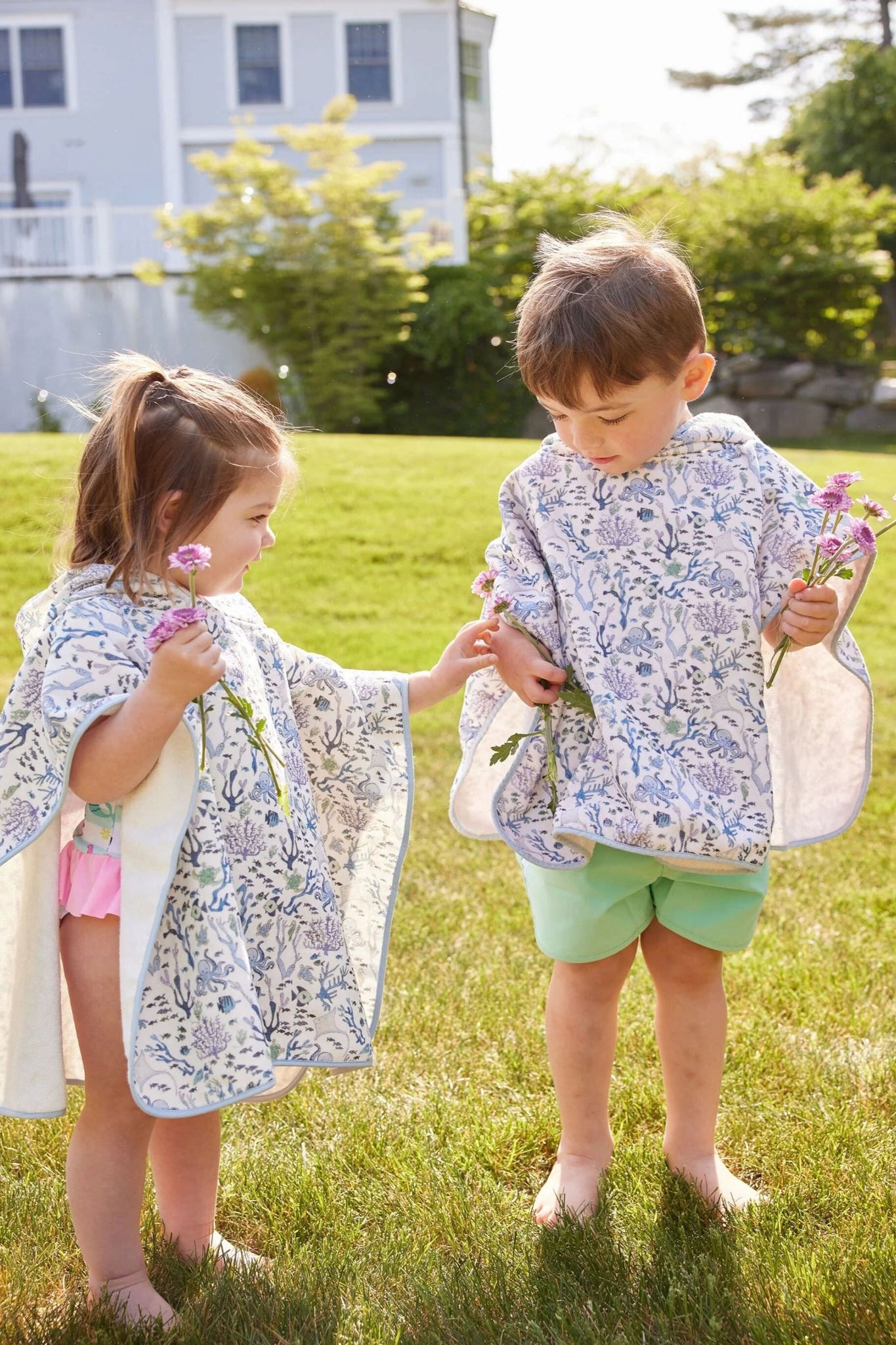 Coral Reef Swim Poncho