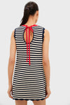 Navy Striped Fasano Dress