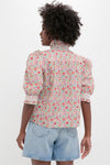 D'Anjo Liberty Print Zuri Short Sleeve Top