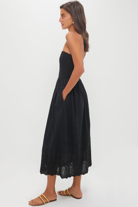 Black Harper Midi Dress