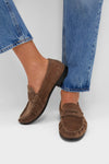 Mocha Suede Vivian Loafers