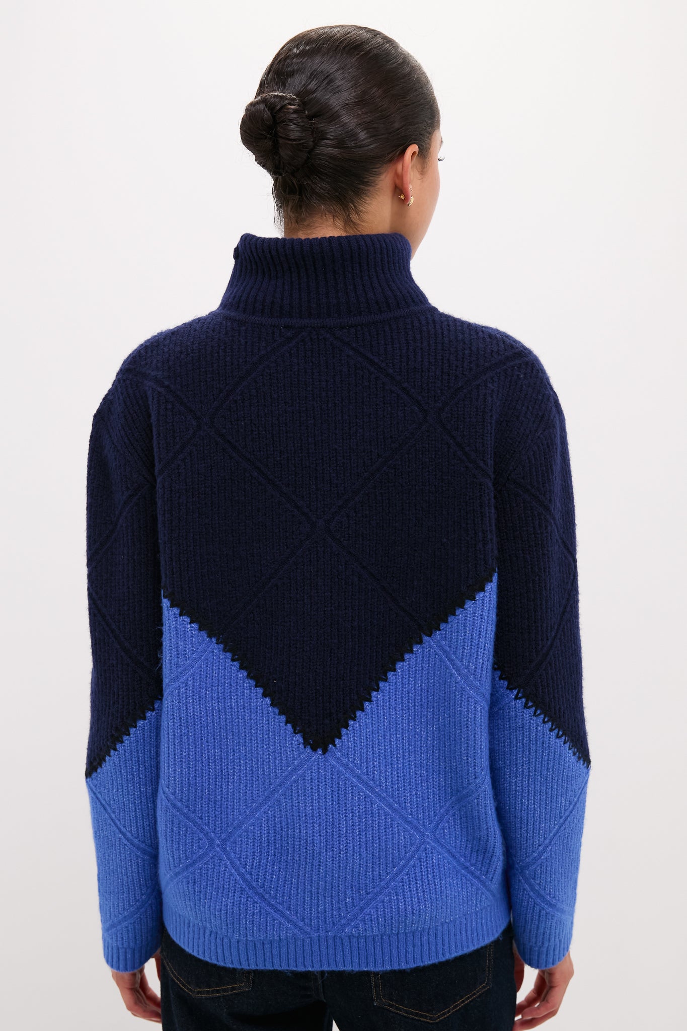 ニット/セーター Twins Florence Denim V/N Oversize Knit Twins Florence Denim V/N Oversize Knit