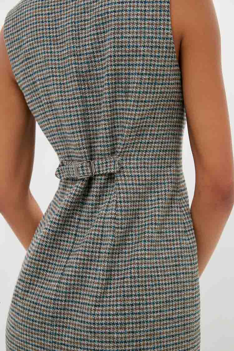 Gun Club Check Form Maxi Dress