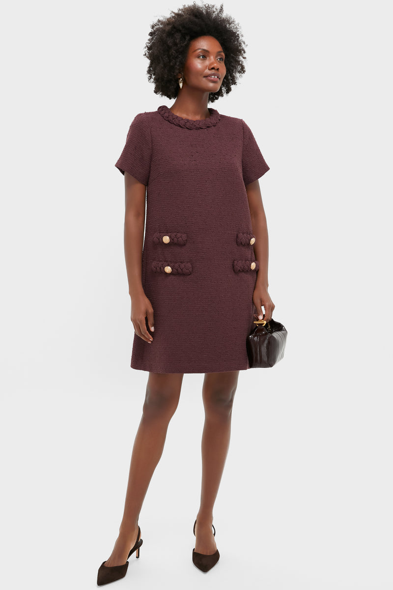 Winetasting Tweed Jackie Dress