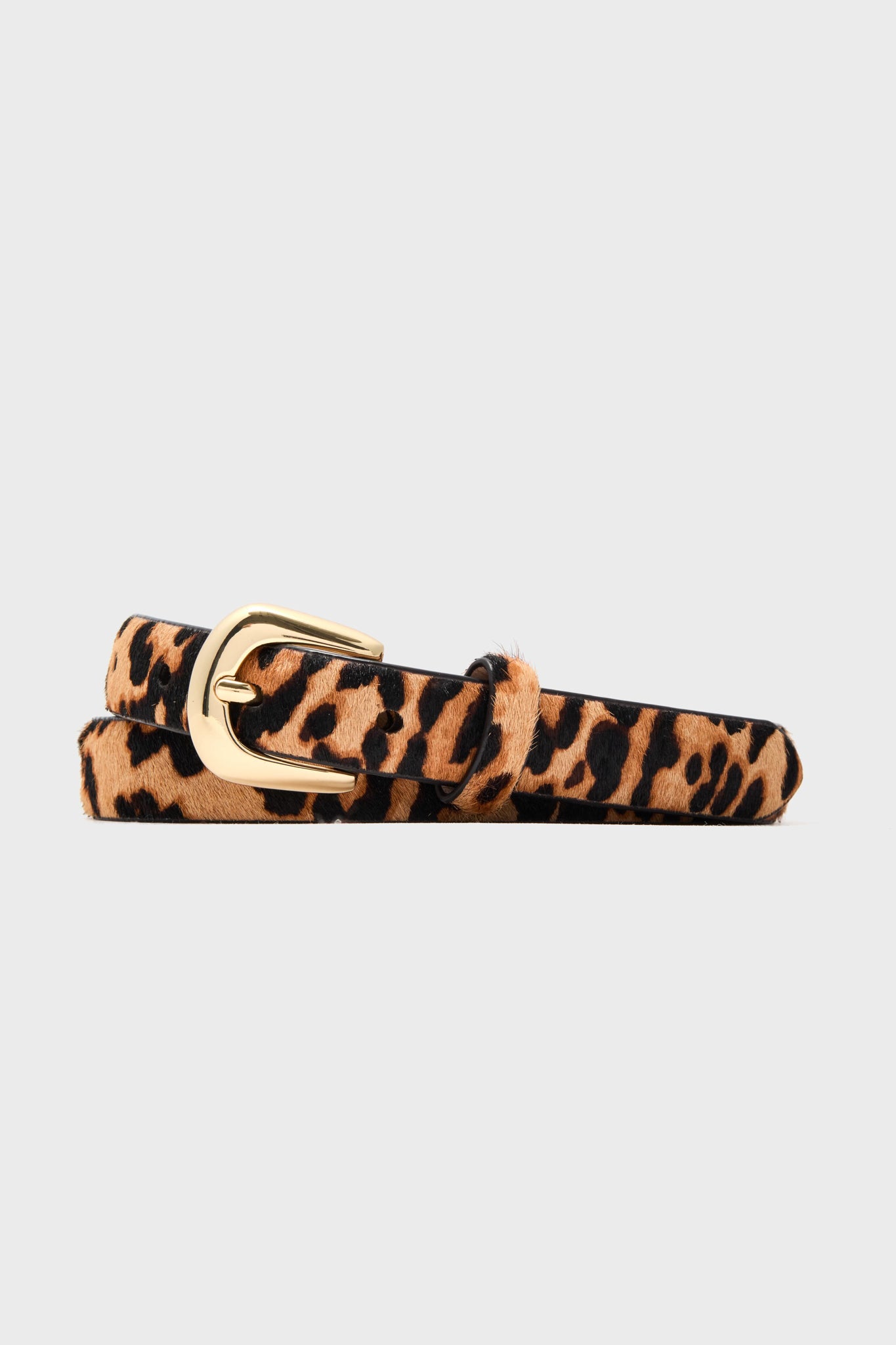 NEW B-LOW THE BELT women\'s kennedy mini calf-hair leather belt in cheetah gold Cheetah and Gold Kennedy Mini Calf-Hair Belt | B-Low the Belt main image 2