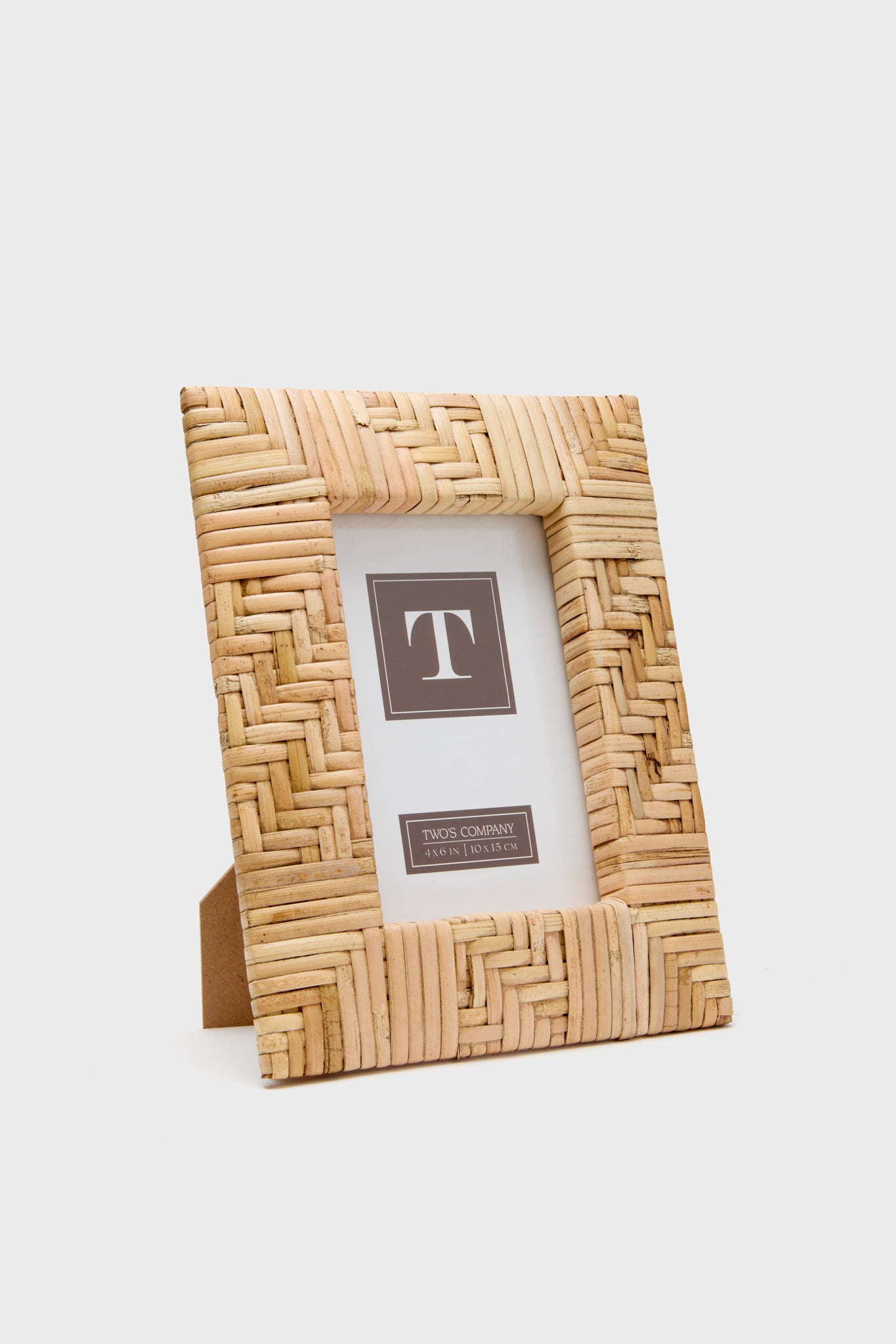Zig Zag Rattan 4x6 Picture Frame