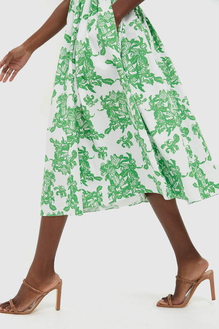 Guipure Floral Eglantine Midi Dress