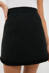 Black Giuliana Mini Skirt