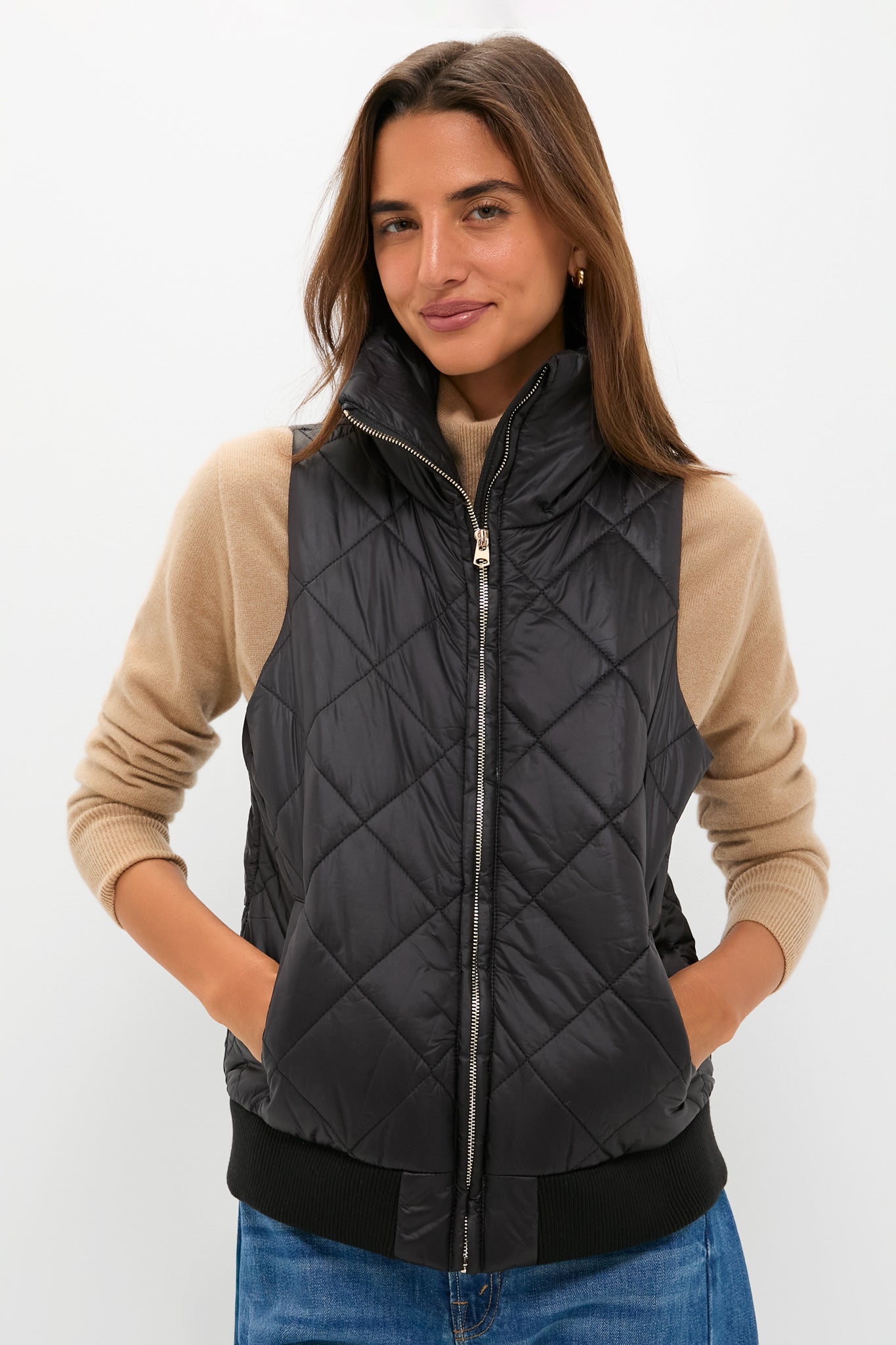 Black Jackson Quilted Vest | Tuckernuck