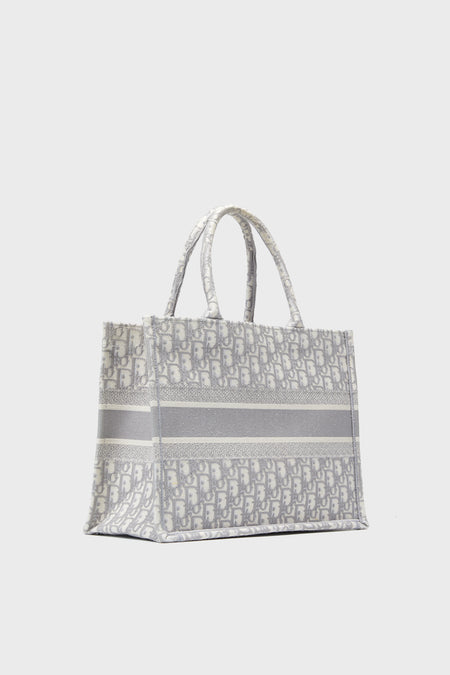 Dior Grey Oblique Medium Book Tote