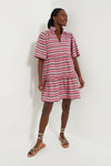 Zigzag Knit Stripe Crawford Dress