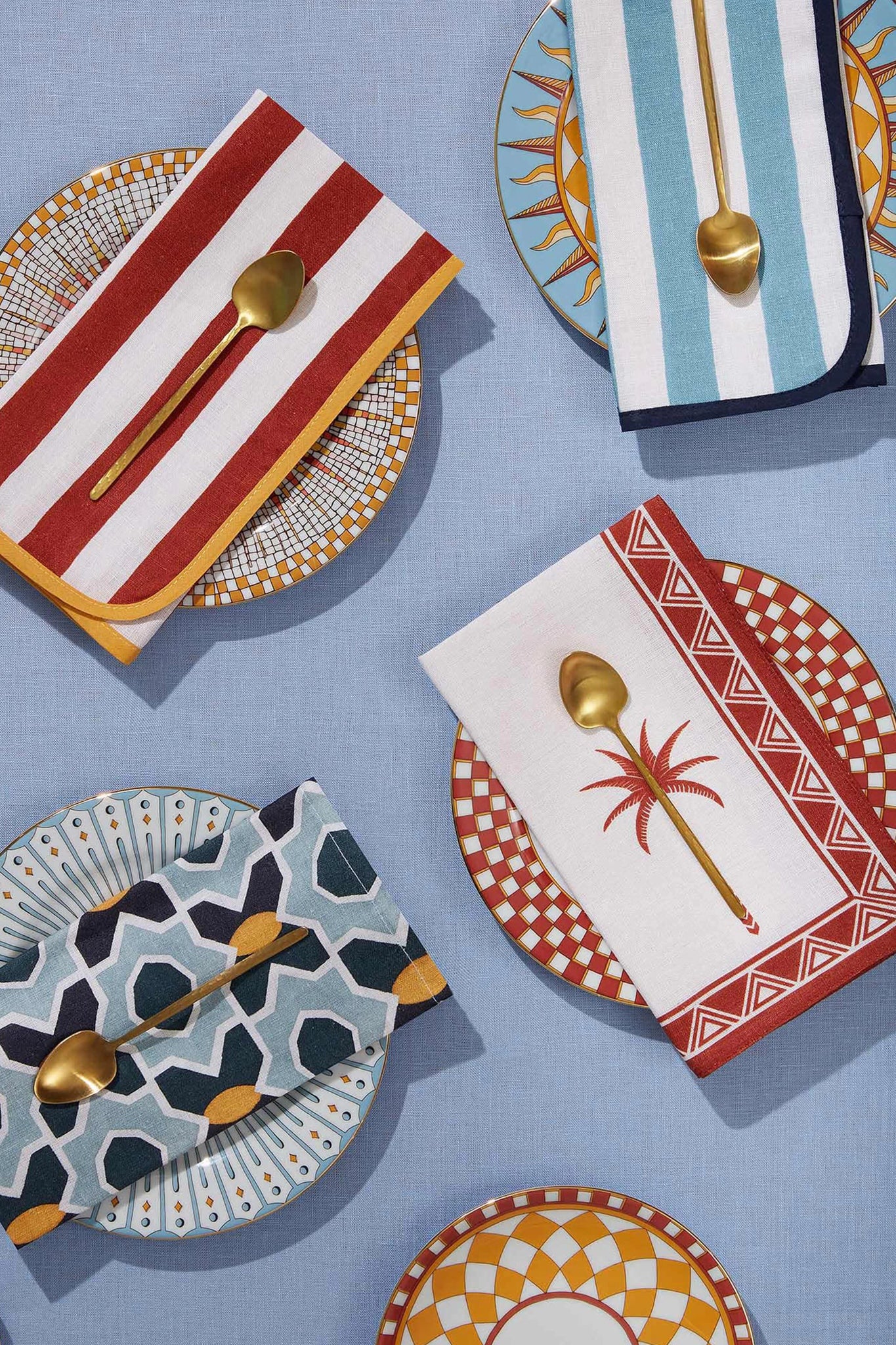 Plaza Small Large Napkins Set of 2