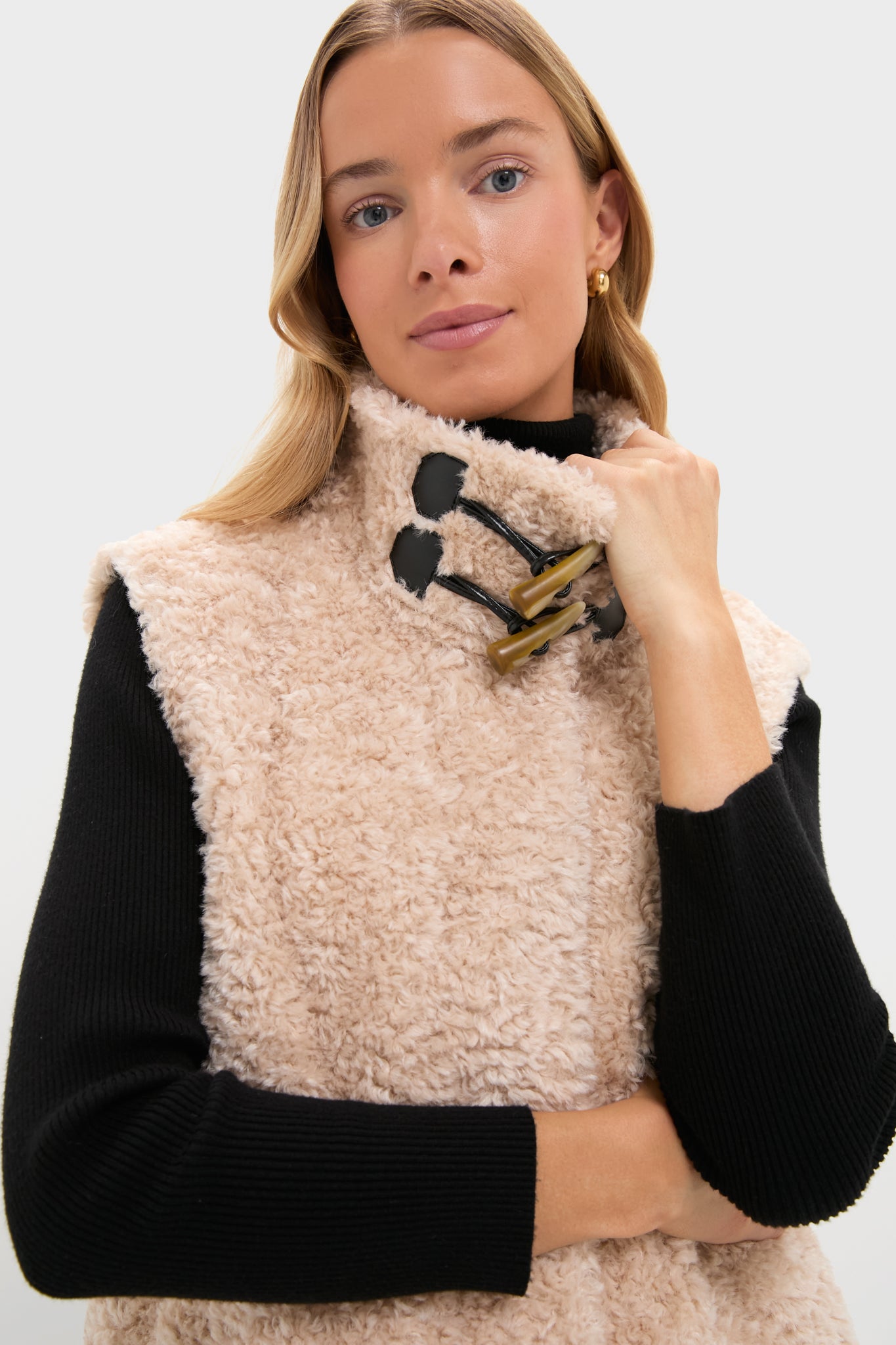 Tan Sherpa Wilson Vest | Tuckernuck