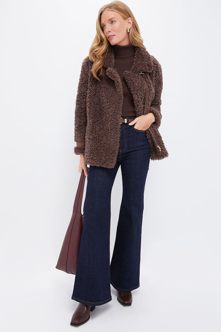 Brown Sherpa Giulia Jacket