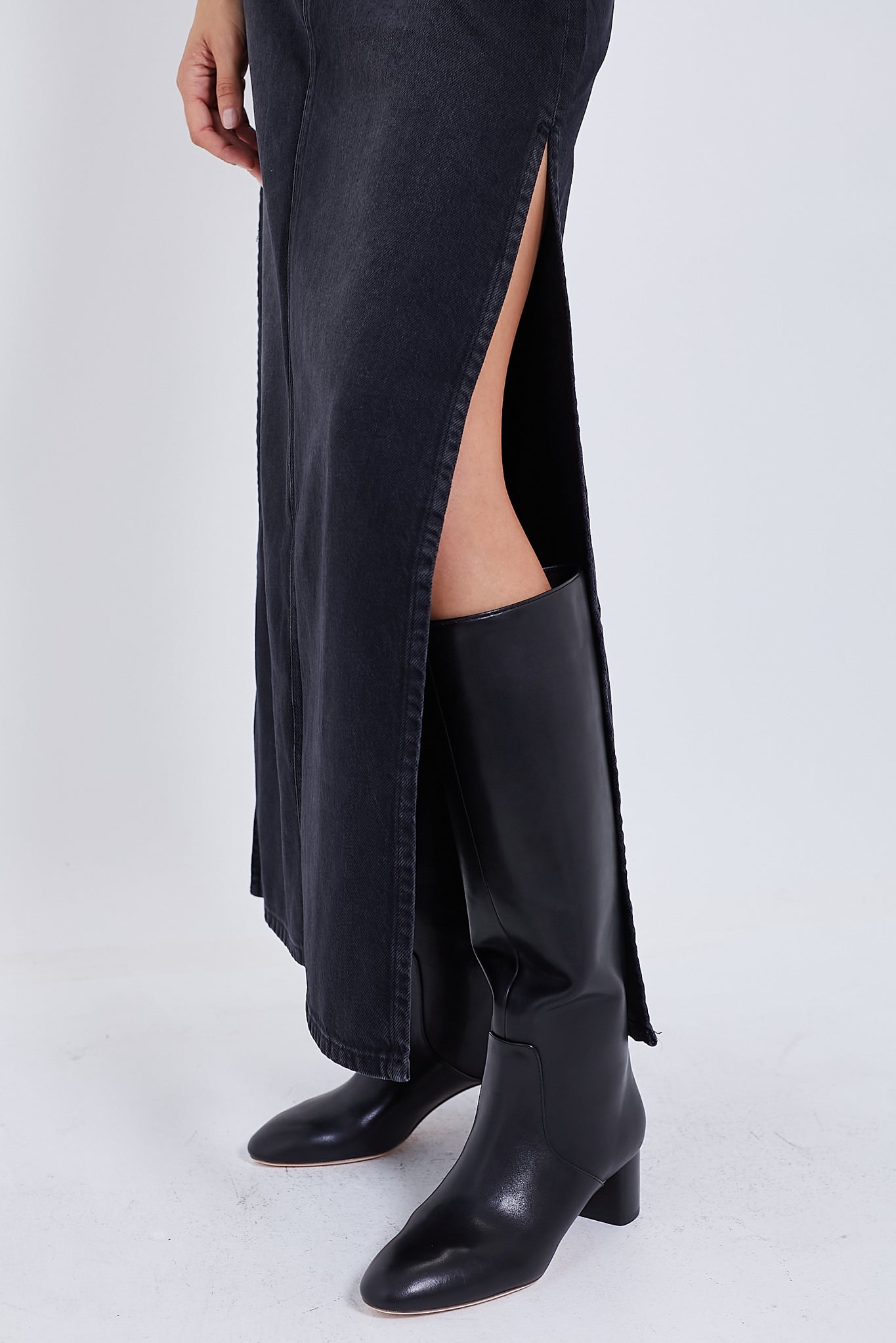 Black Gia Tall Boots