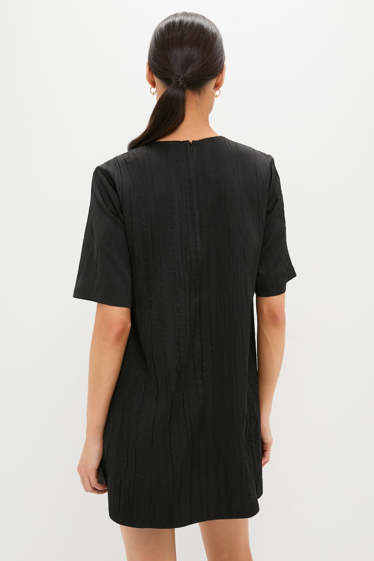Onyx and Ivory Classic Katya Mini Dress | LOVEBIRDS