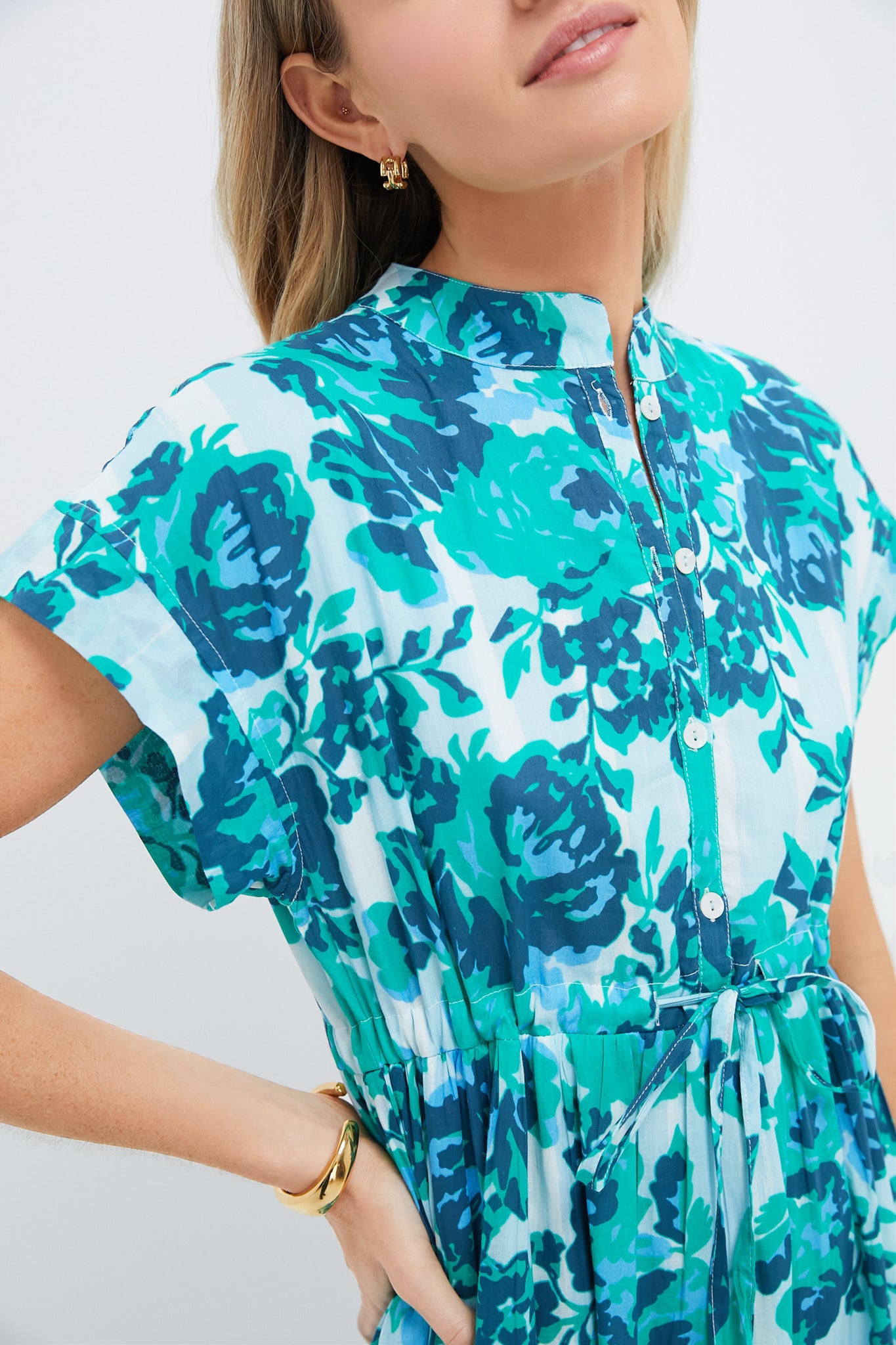 Light Blue Petunia Mumi Midi Dress