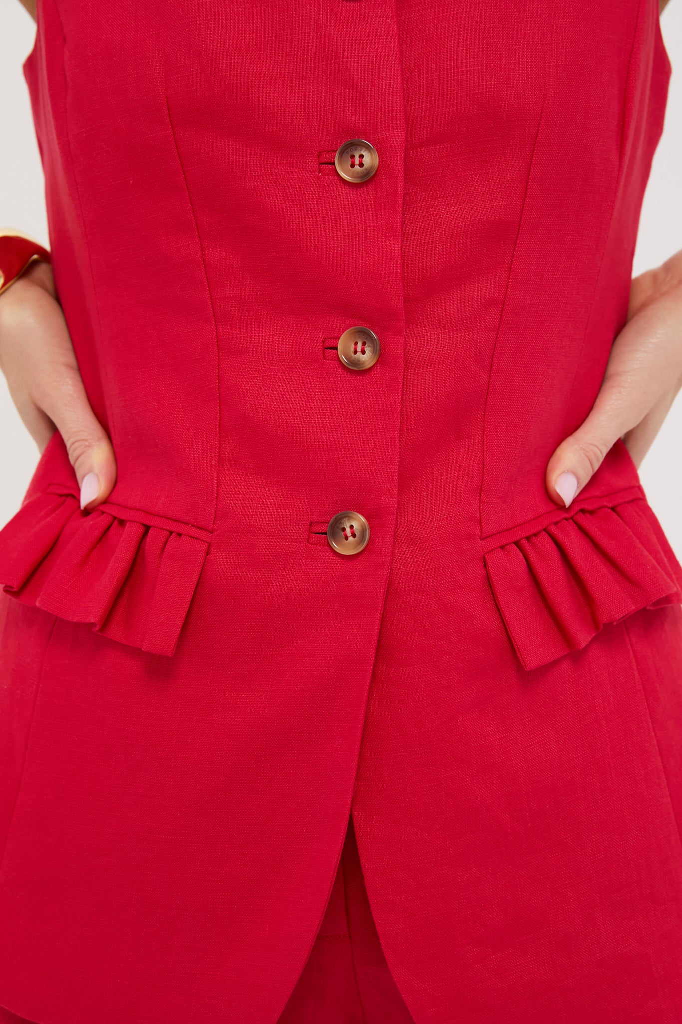 Red Matilda Gilet