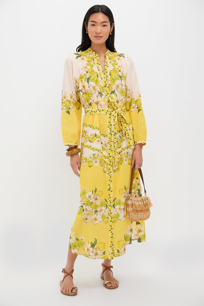 Lemon Summer Riley Caftan
