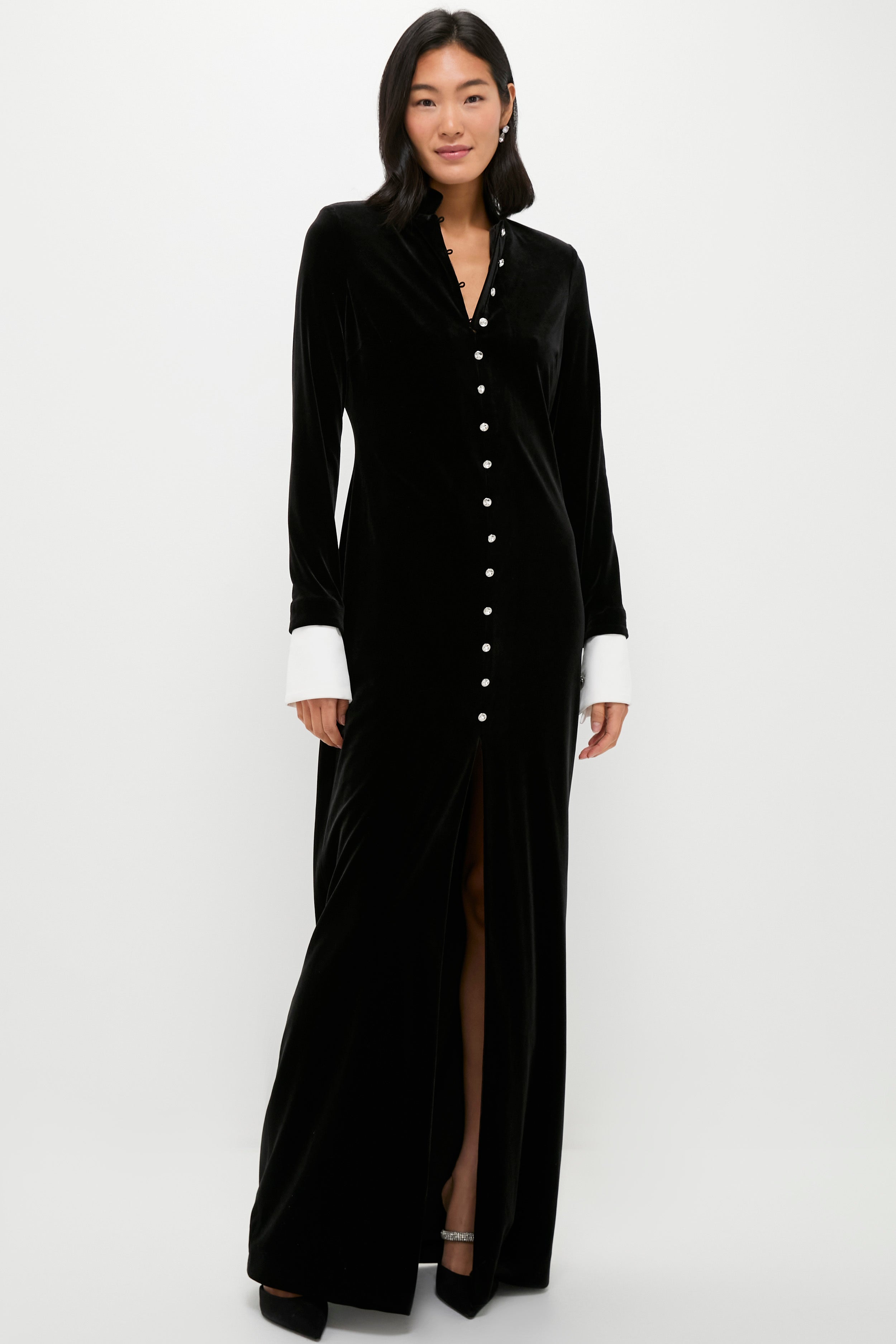 Black Velvet Loretta Dress | Tuckernuck