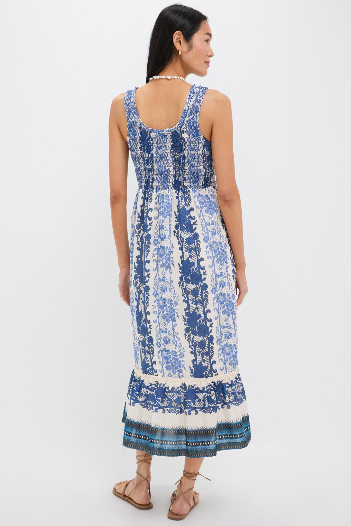 Bondi Blues Cotton Voile Mallie Dress