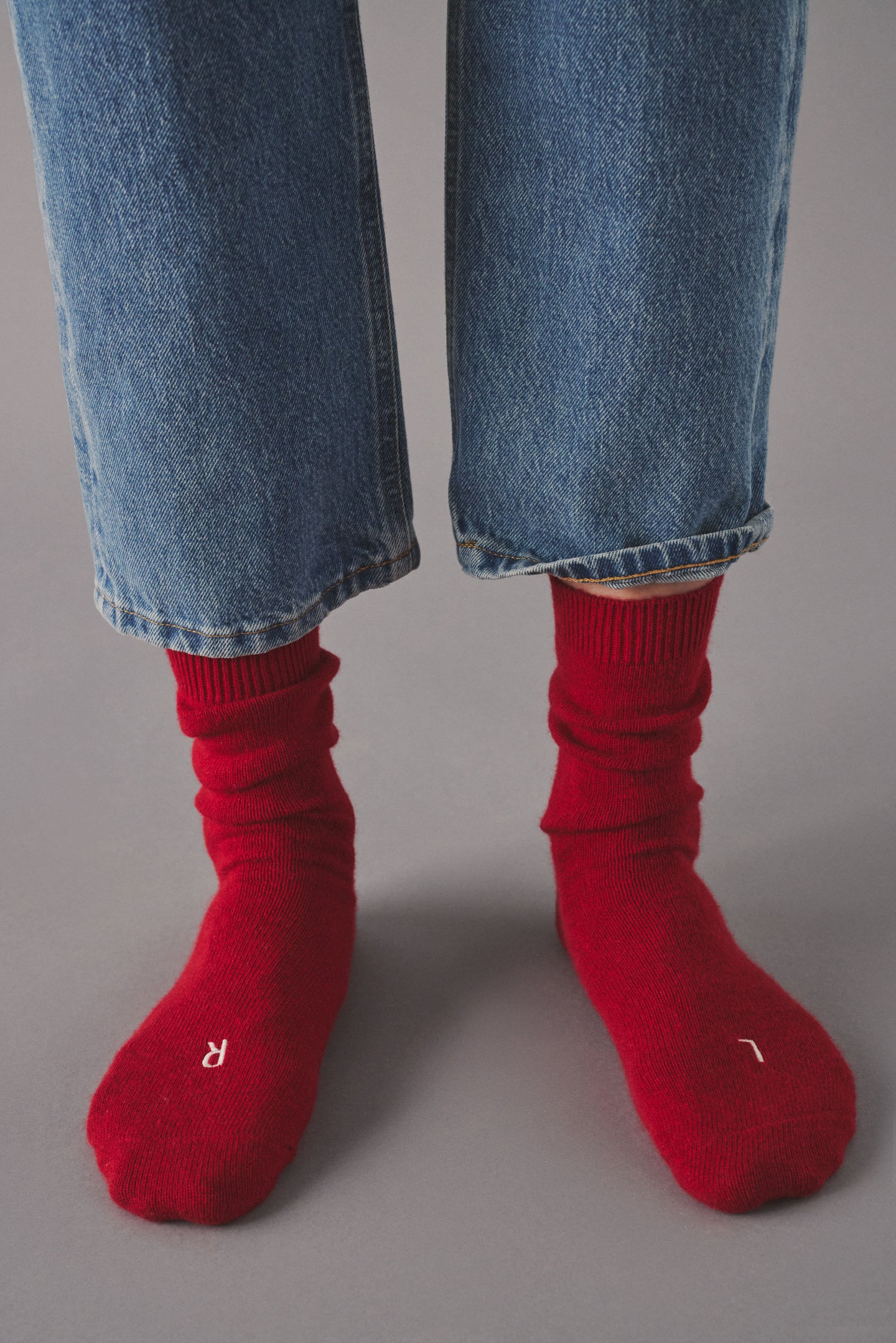 Scarlet Cosy Wool Socks
