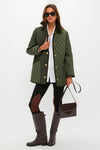 Olive Meryl Quilted Jacket