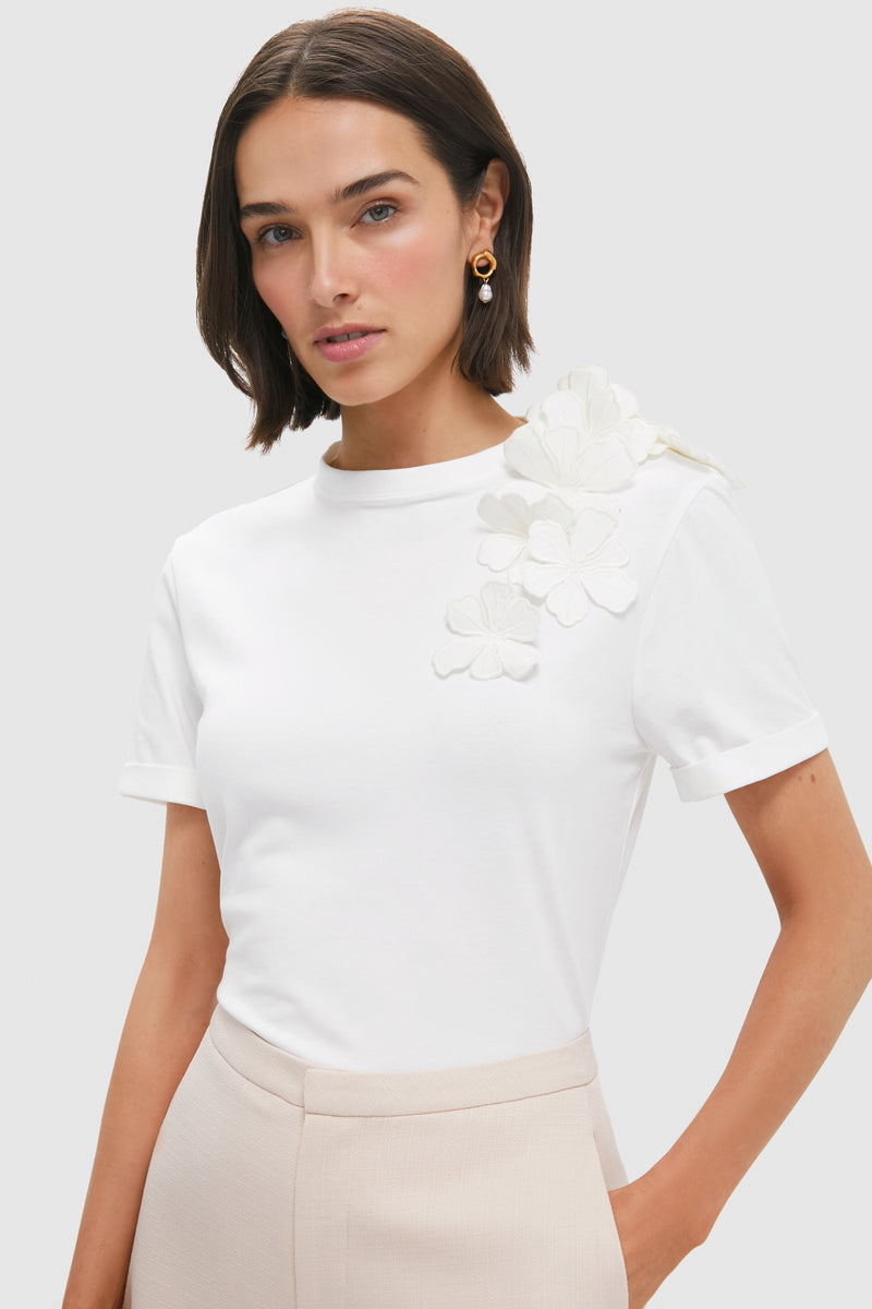 Off White Muchas Cantos Embellished T-Shirt