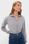 Indigo Dots French Heirloom Shirt