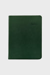 The Graphic Image dark green hardcover desk diary features "2026" embossed in the top right corner—ideal as an appointment book for organizing your schedule.