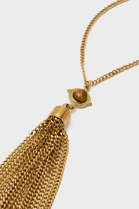 Petit Moments Tiger's Eye Haven Necklace