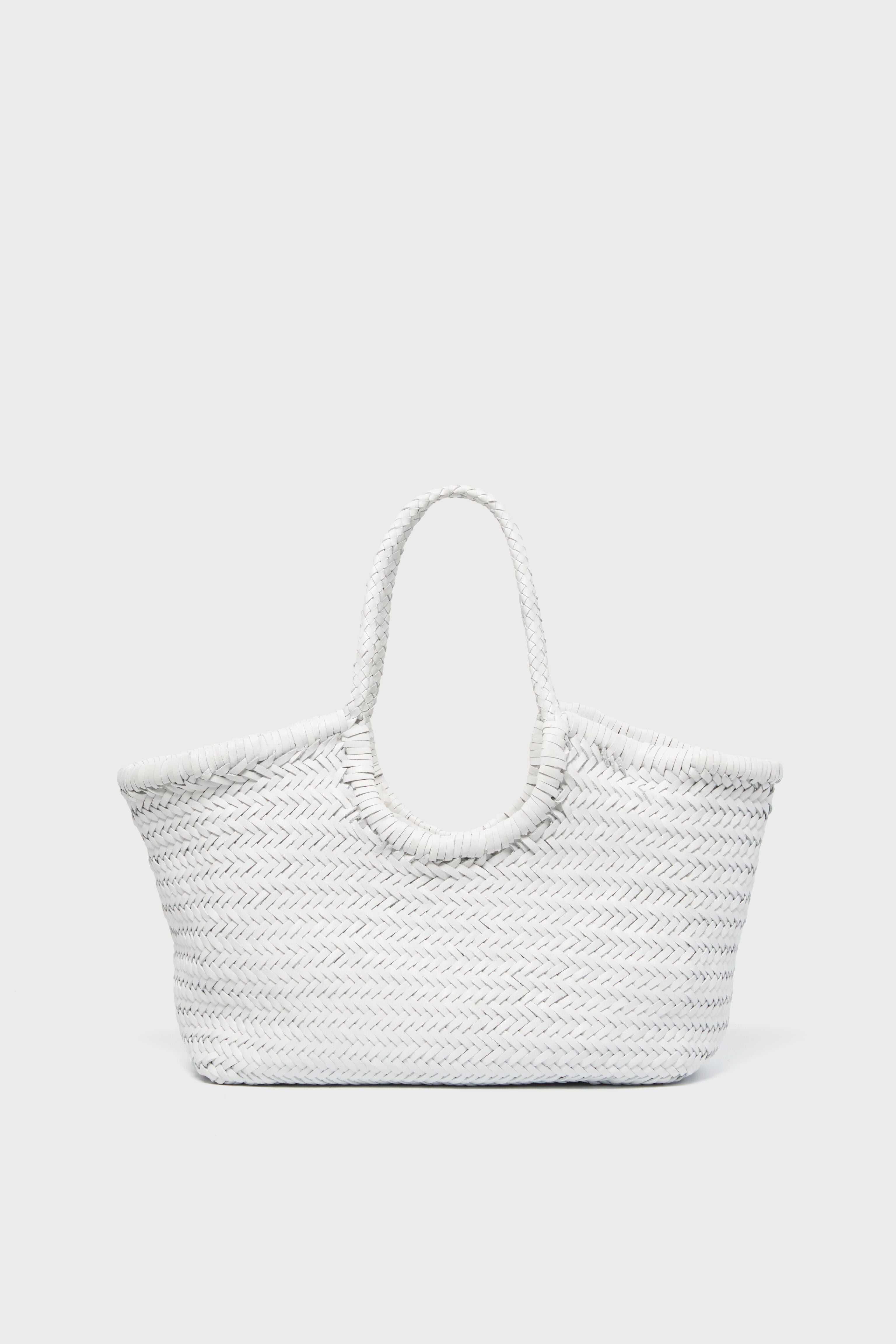 White Big Nantucket Basket | Dragon Diffusion