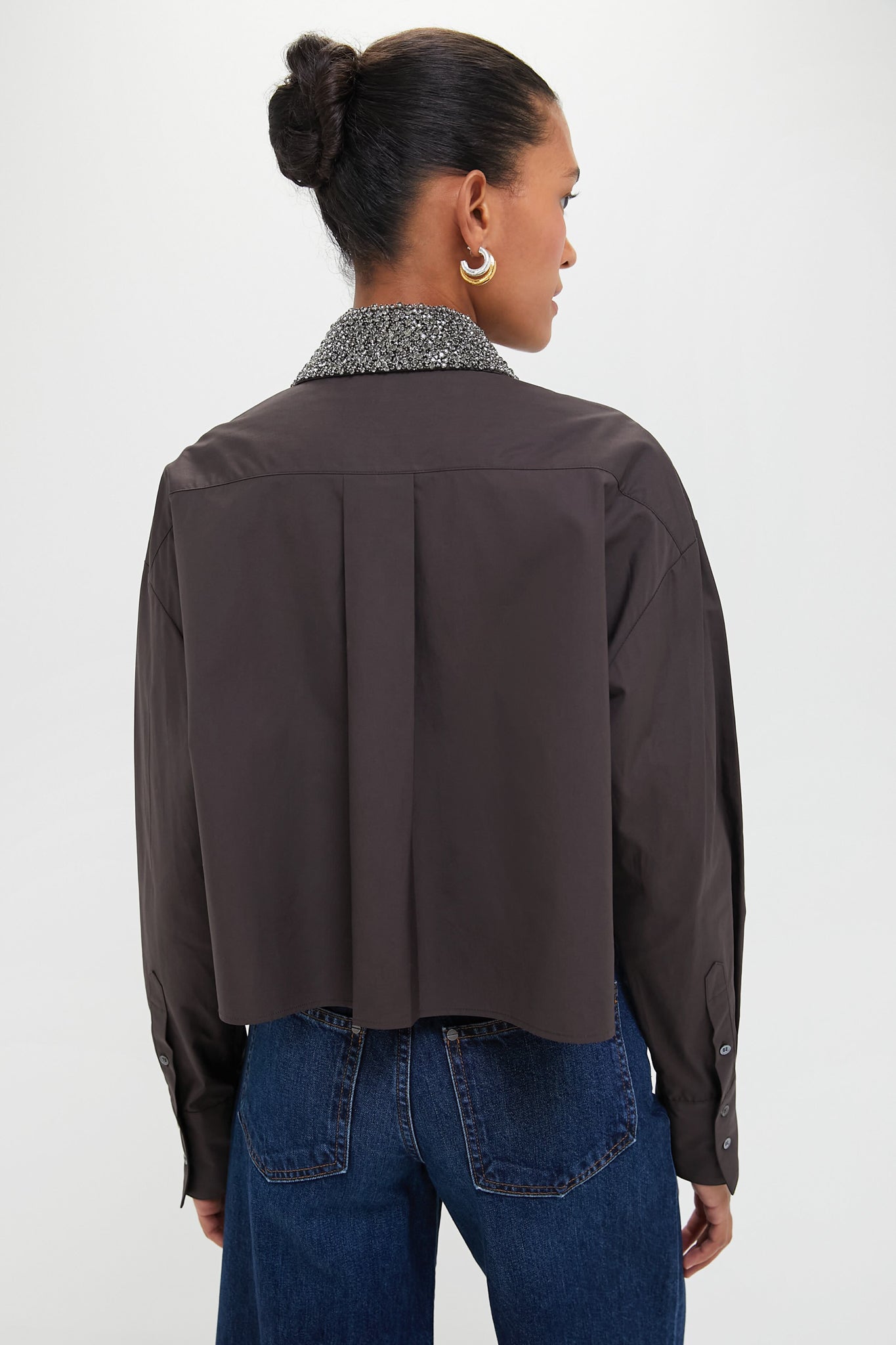 Fudge Little Big Joe with Crystal Collar Shirt | TWP