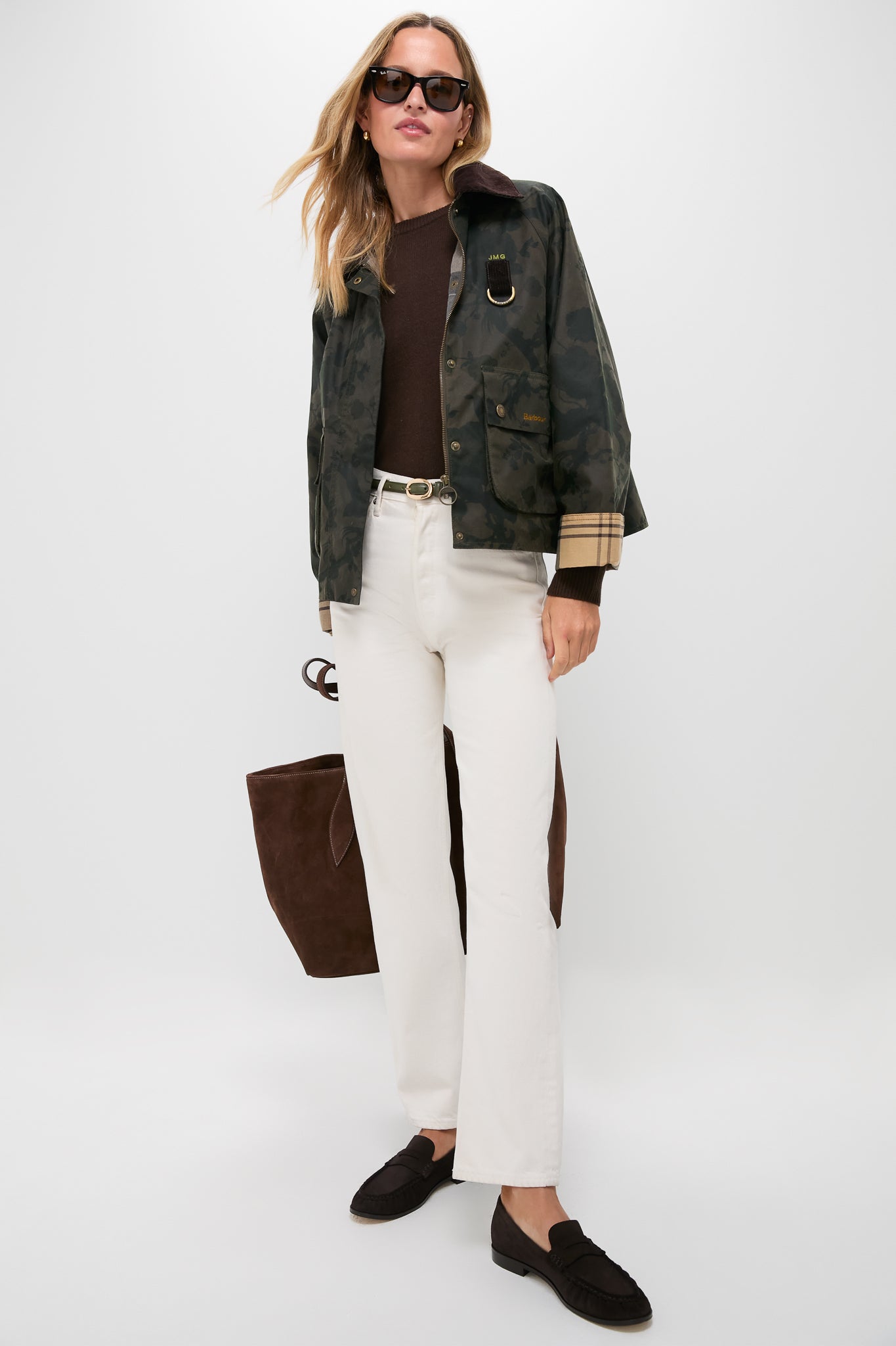 Archive Olive Barbour x Tuckernuck Beverly Wax Jacket | Barbour x