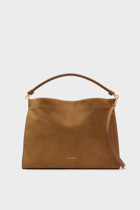 Acorn Suede Veronica Beard Vida Hobo