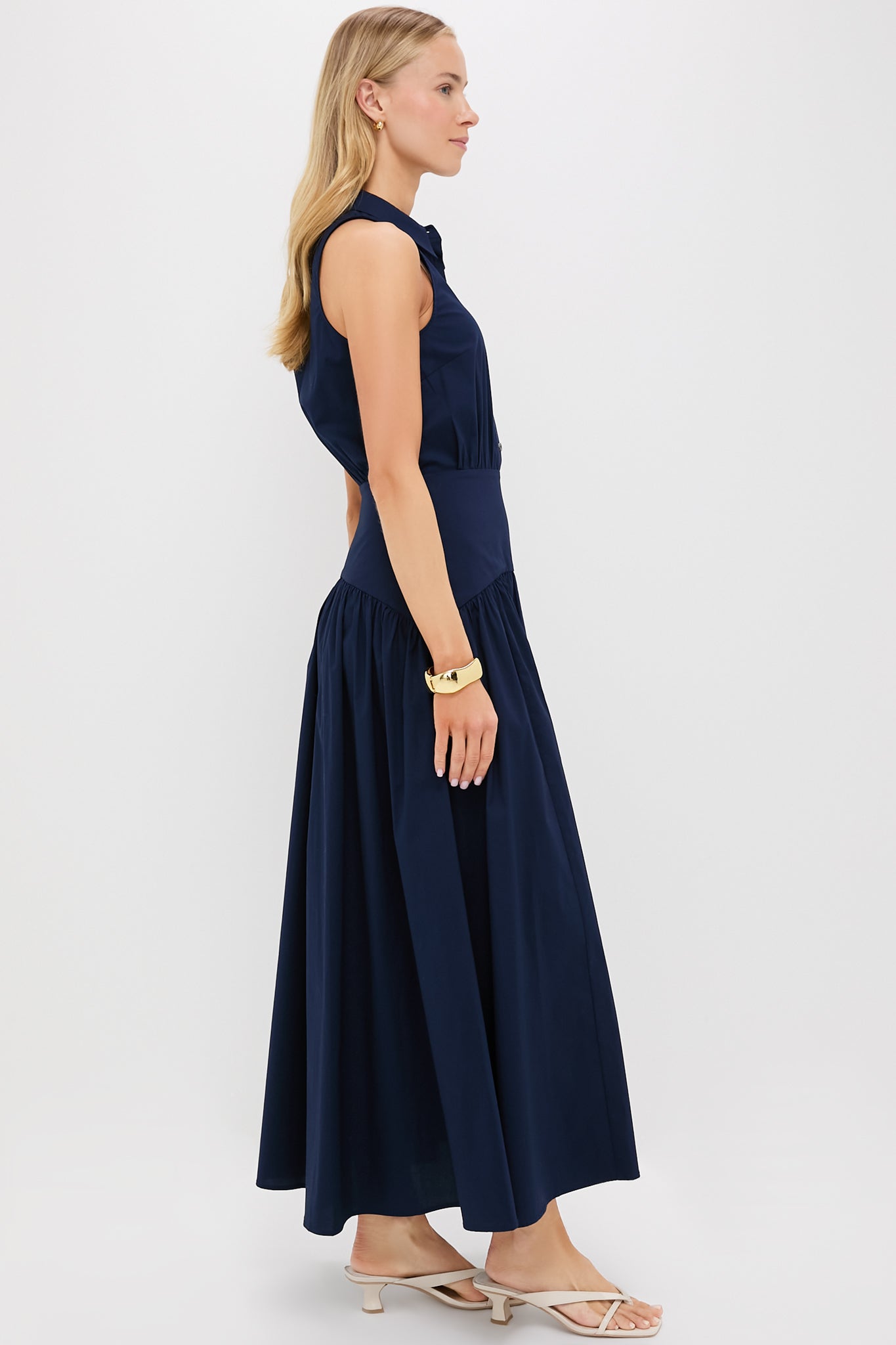 Navy Romy Dress | STAUD Navy Romy Dress | STAUD