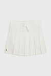 Girls Cotton Jersey Pleated Scooter Skirt