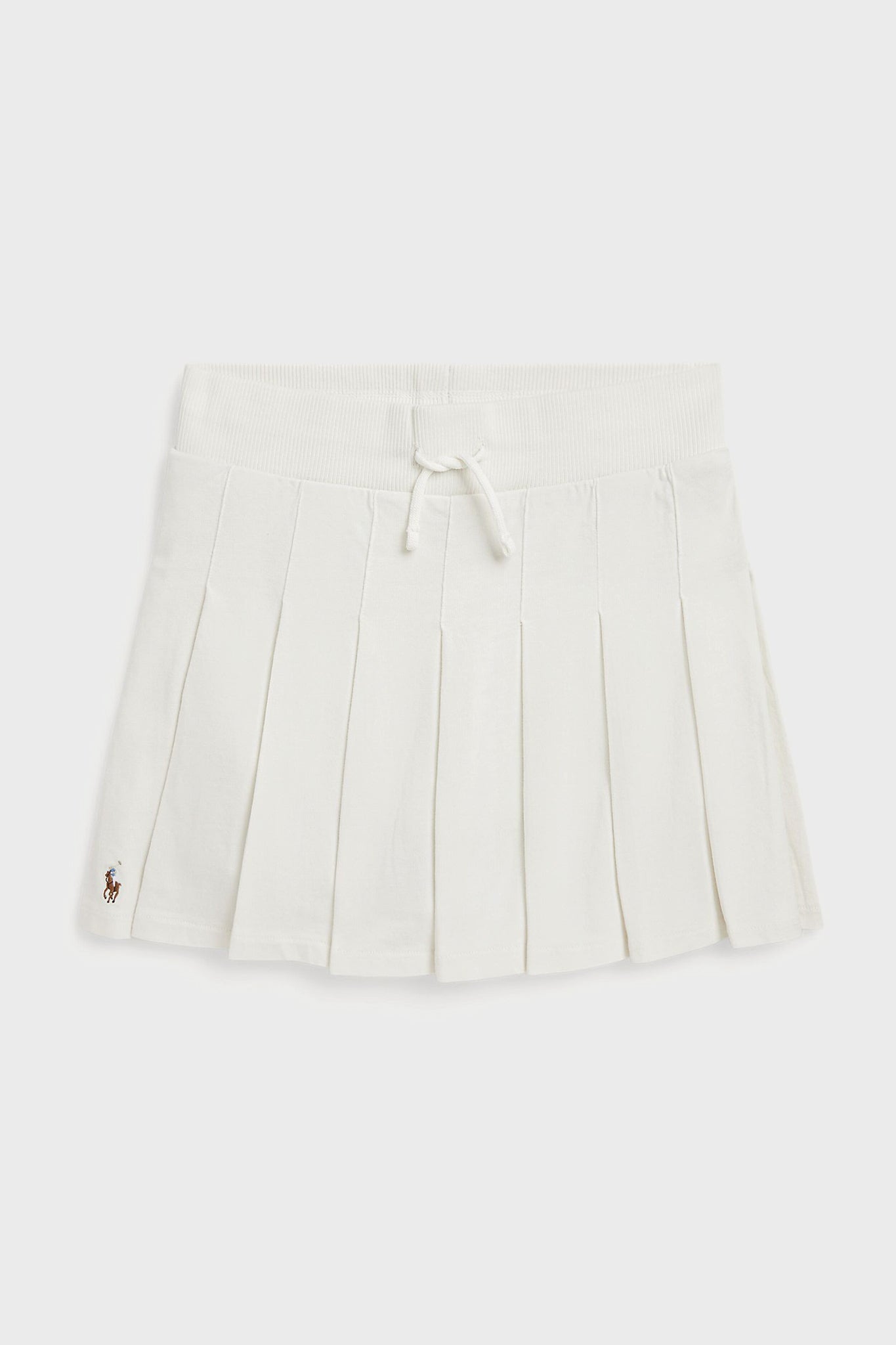 Girls Cotton Jersey Pleated Scooter Skirt