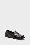 Black Penny Lug Loafers