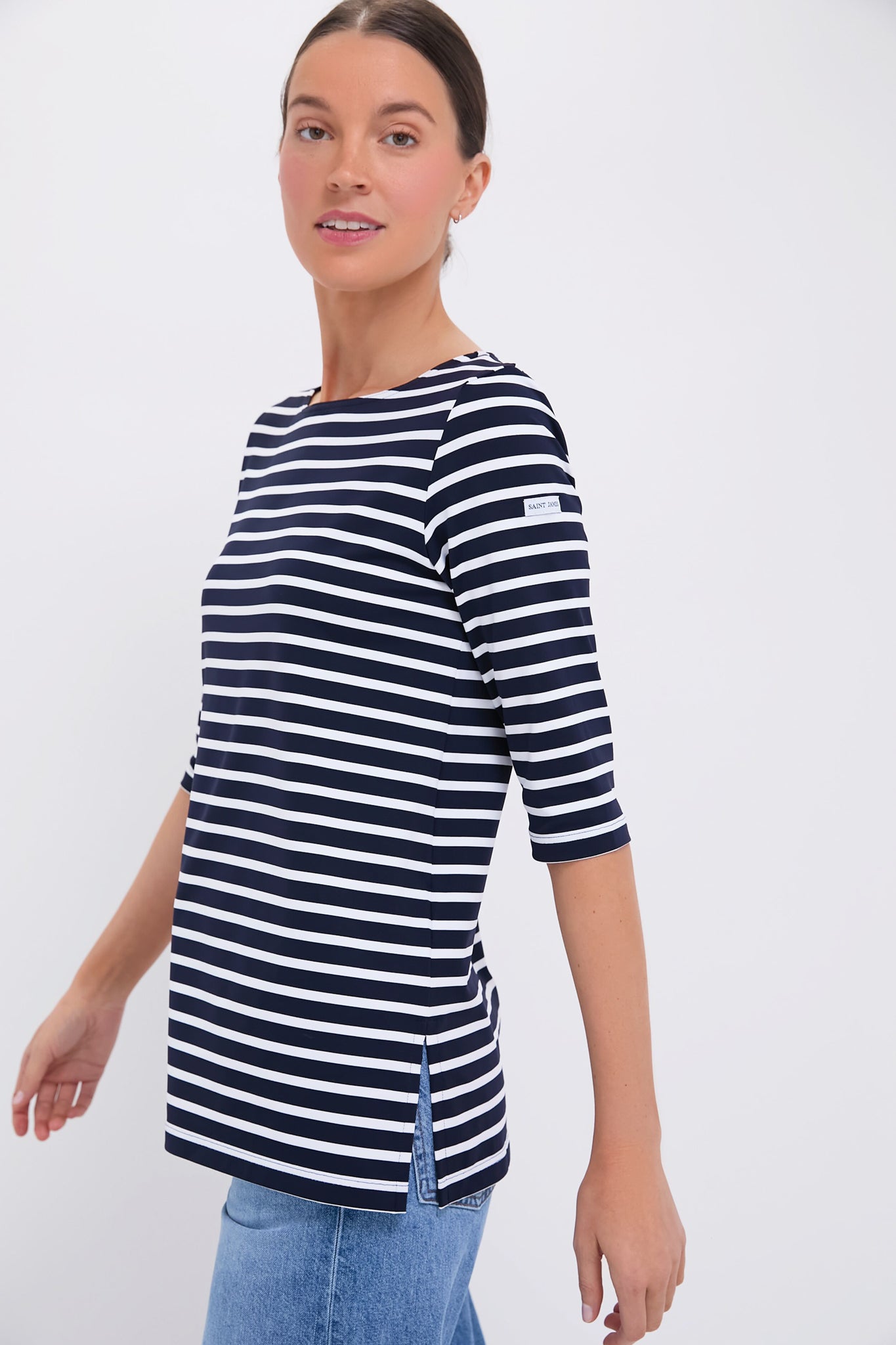 Navy-Neige Phare Tunic