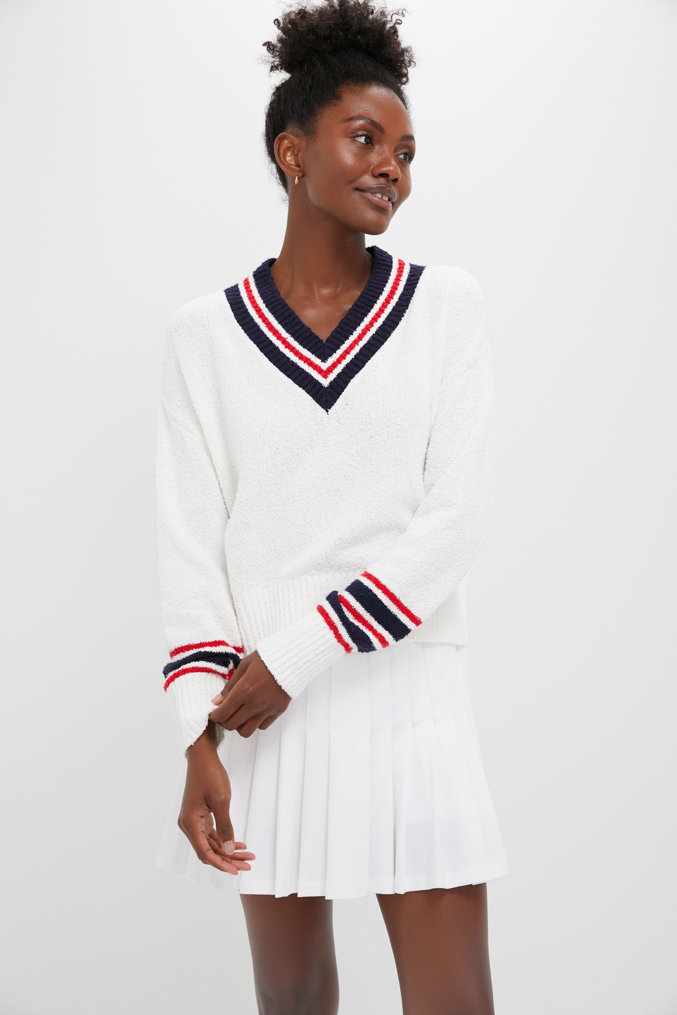 Americana Boucle Elizabeth Sweater